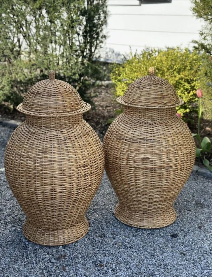 Jumbo Wicker Jar