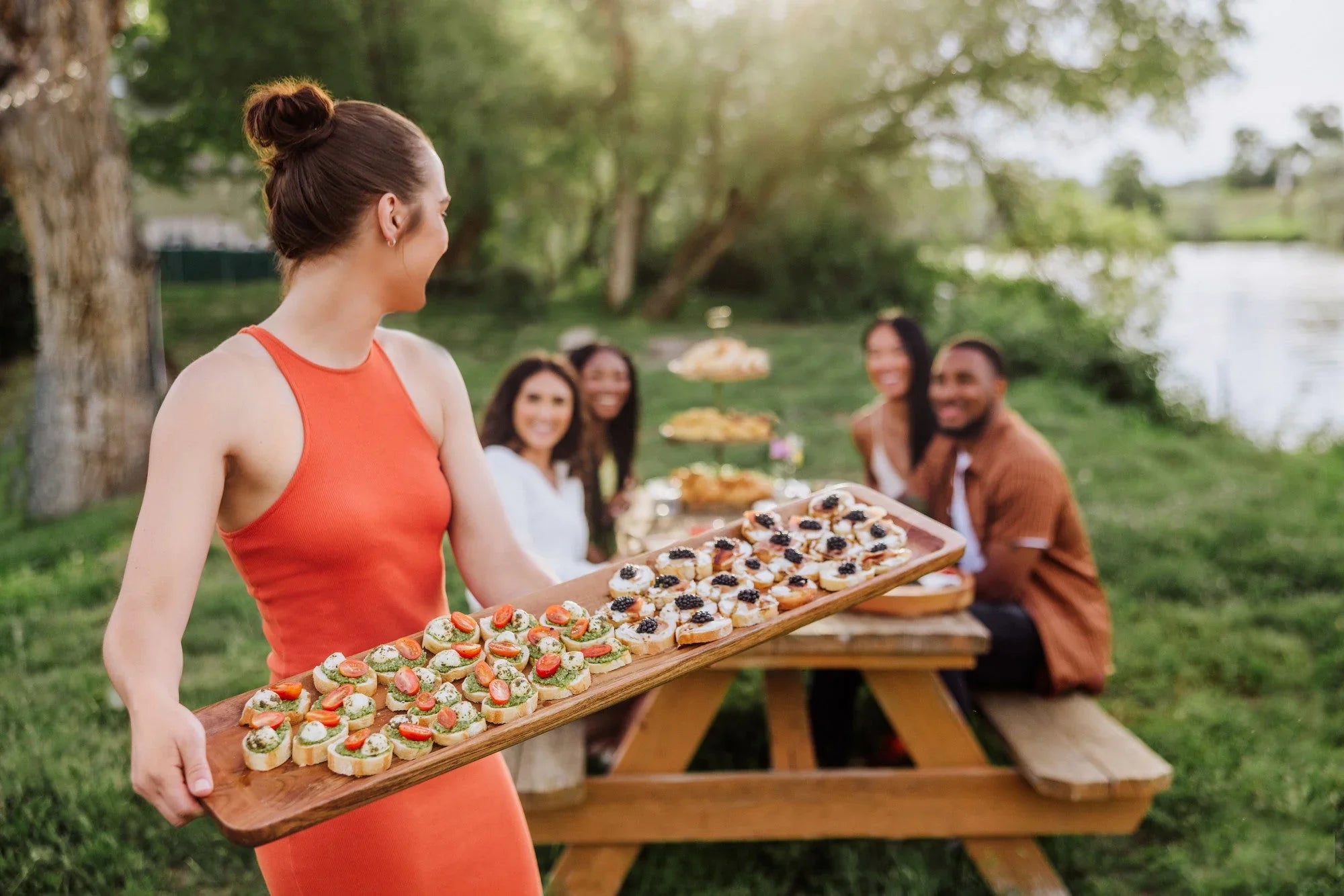 Canapé 36" Appetizer Serving Tray - The Mayfair Hall