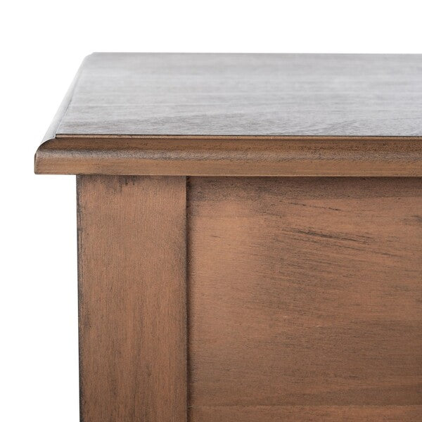 Arina 1 Drawer Desk in Brown