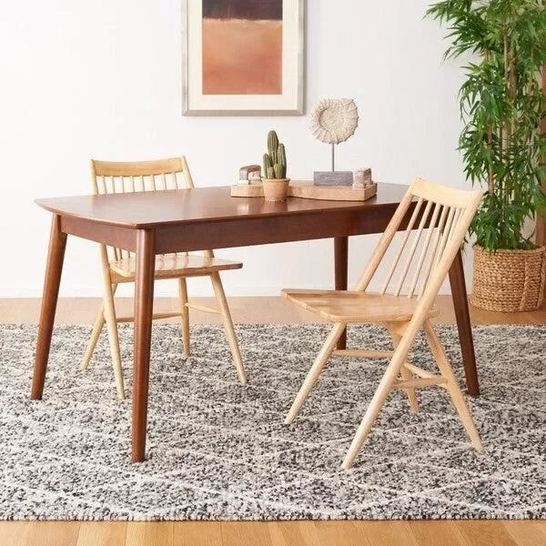 Kay Wood Dining Table in Walnut - The Mayfair Hall