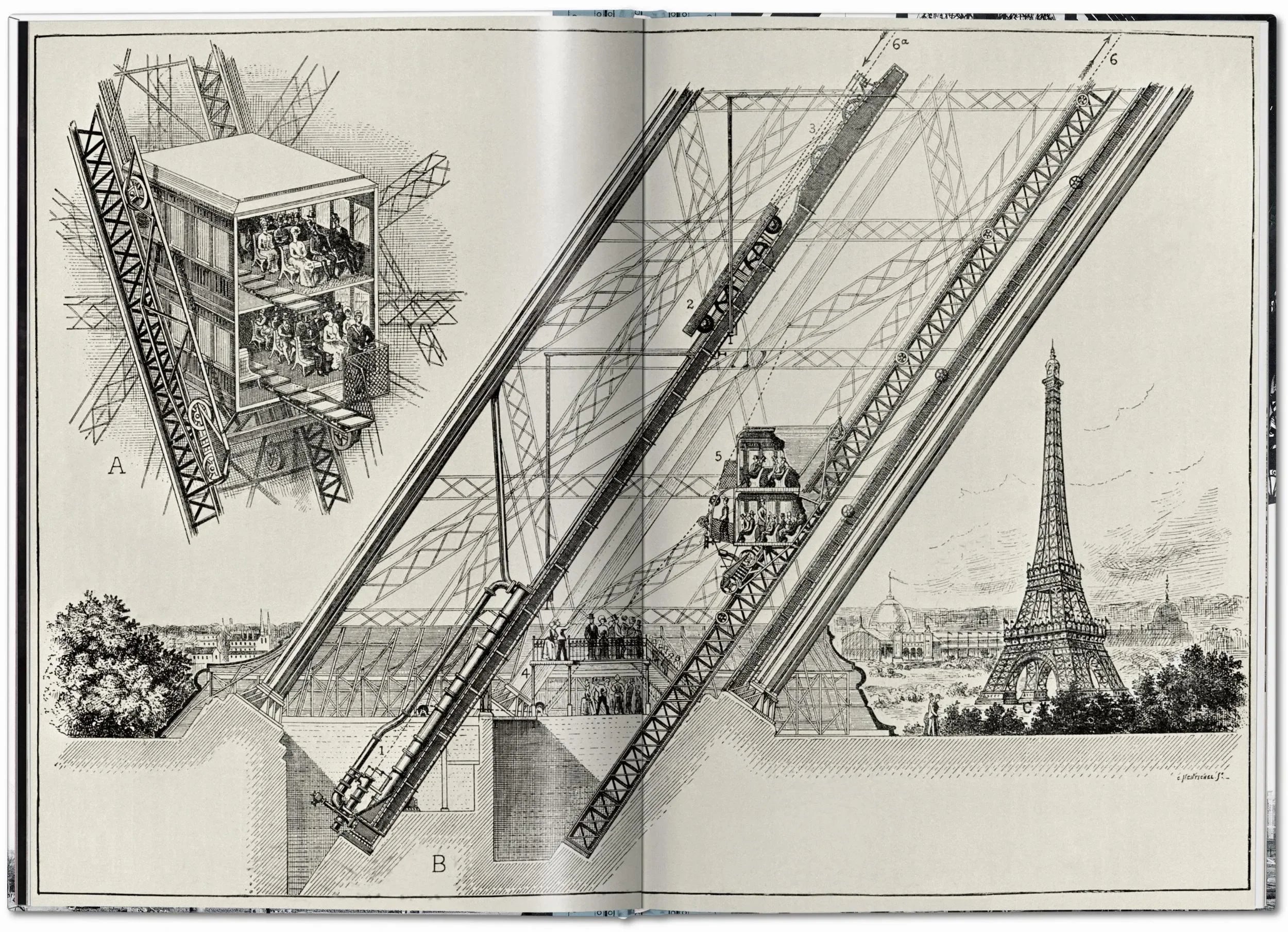 The Eiffel Tower (German, French, English, Italian) - The Mayfair Hall