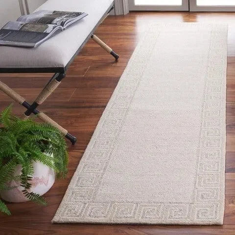 Ebony Wool Rug in Brown and Ivory - The Mayfair Hall