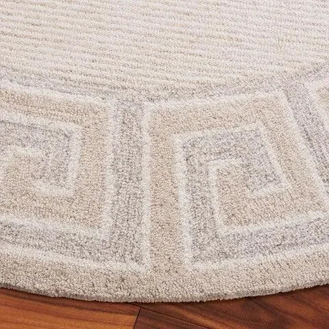 Ebony Wool Rug in Brown and Ivory - The Mayfair Hall