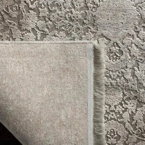 Eclipse Viscose Rug in Beige and Light Gray - The Mayfair Hall