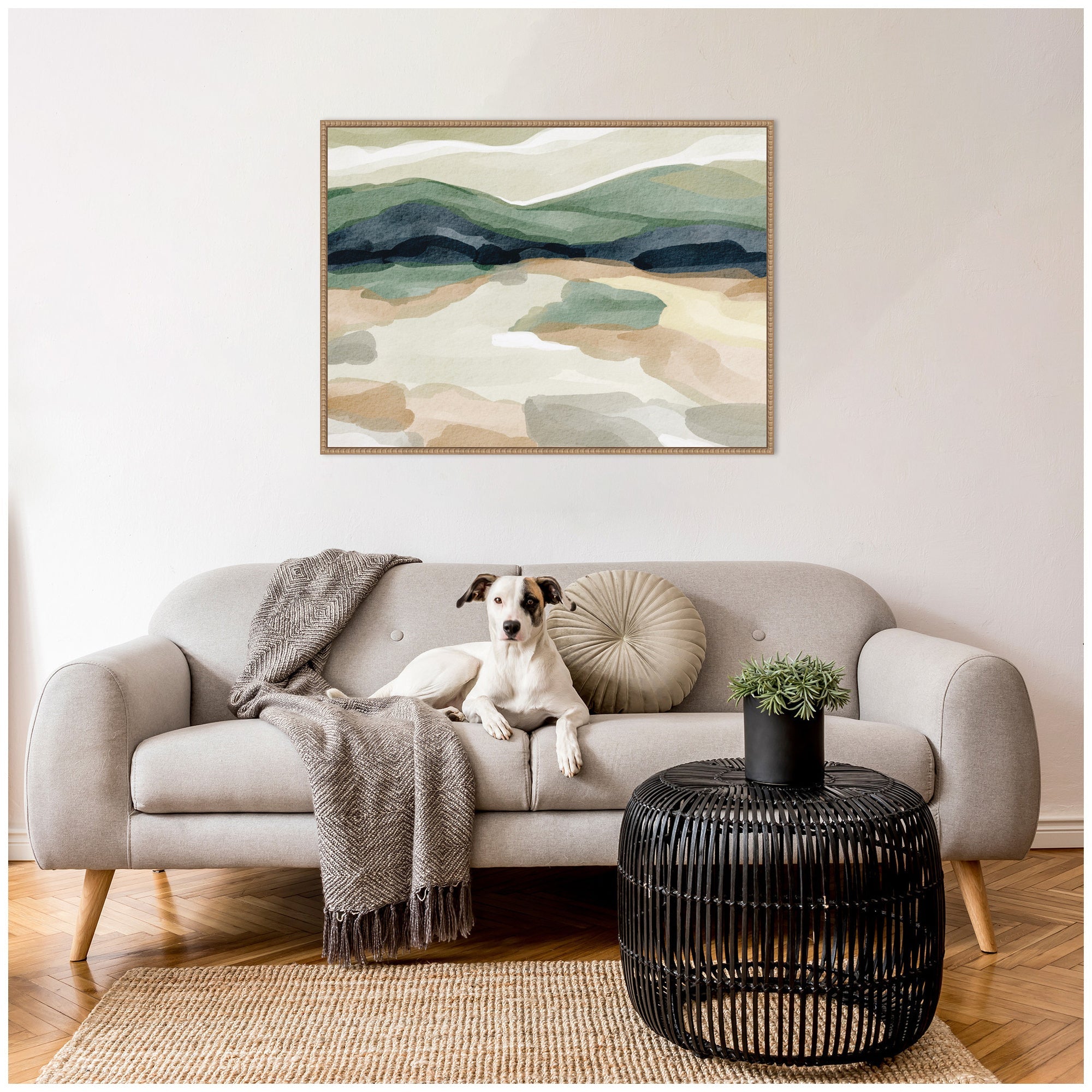 Beauty After Rain by Nikita Jariwala Framed Canvas Wall Art Print