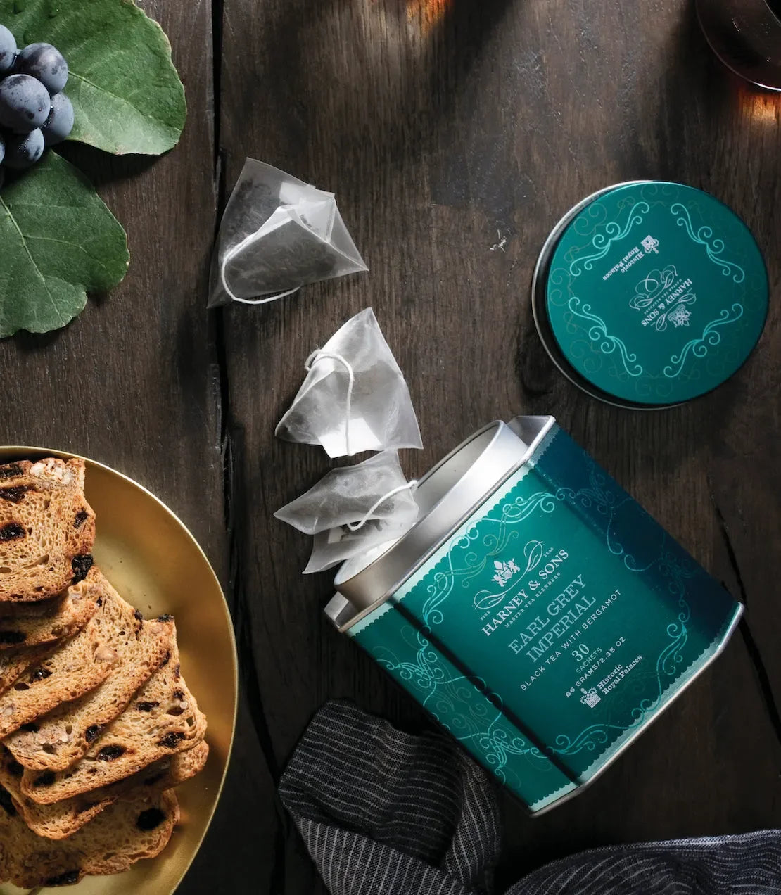 Earl Grey Imperial, HRP Tin of 30 Sachets - The Mayfair Hall