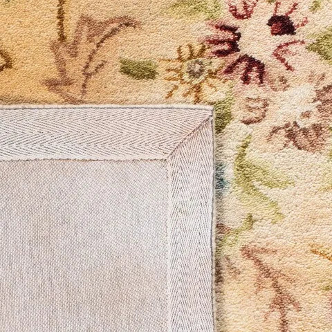 Empire Wool Rug in Beige and Light Gold - The Mayfair Hall