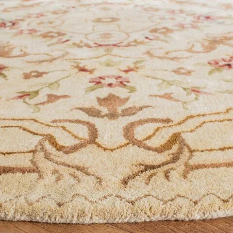 Empire Wool Rug in Beige and Light Gold - The Mayfair Hall