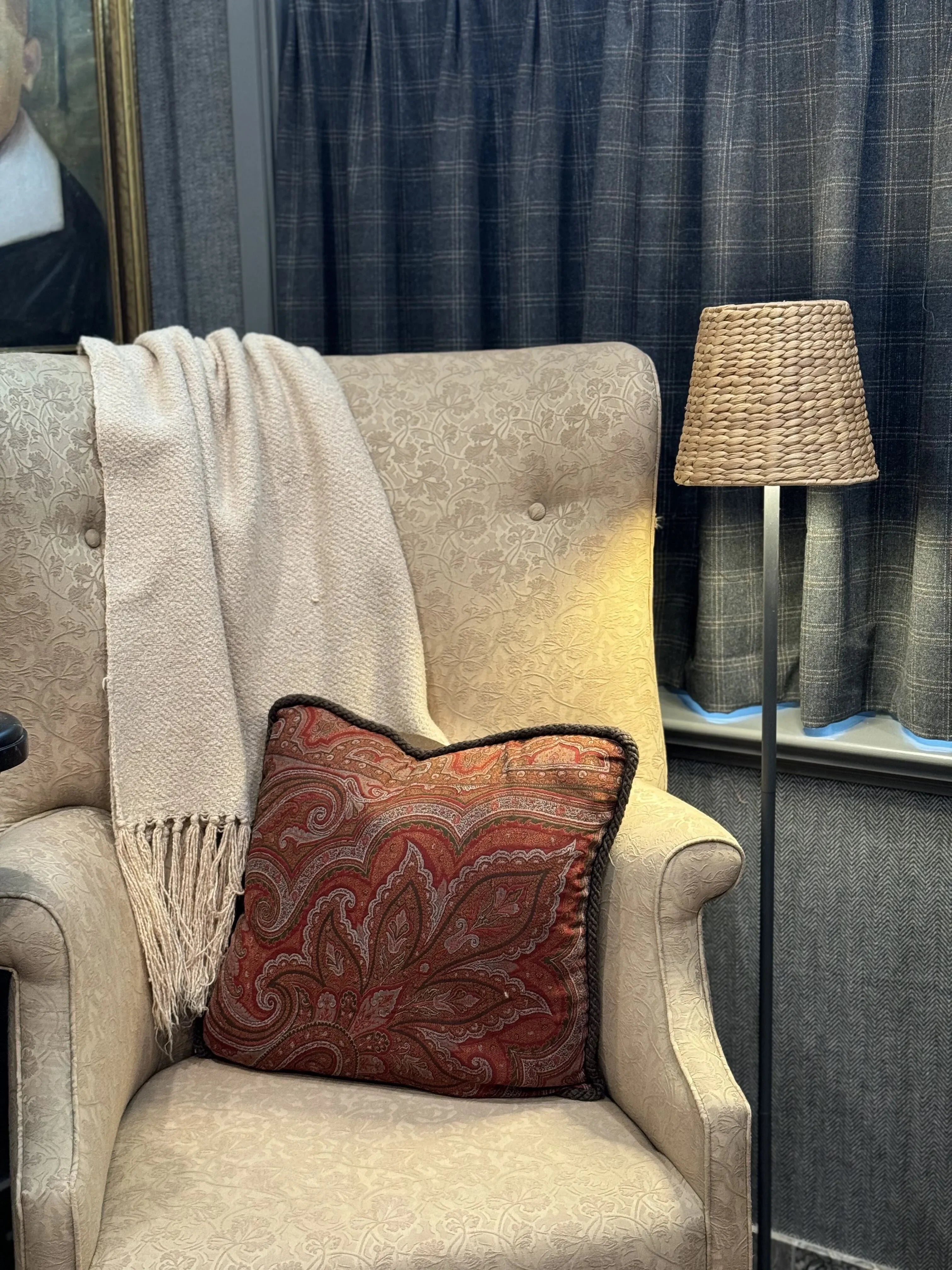 Water Hyacinth Shade Cover (Empire in Natural) - The Mayfair Hall