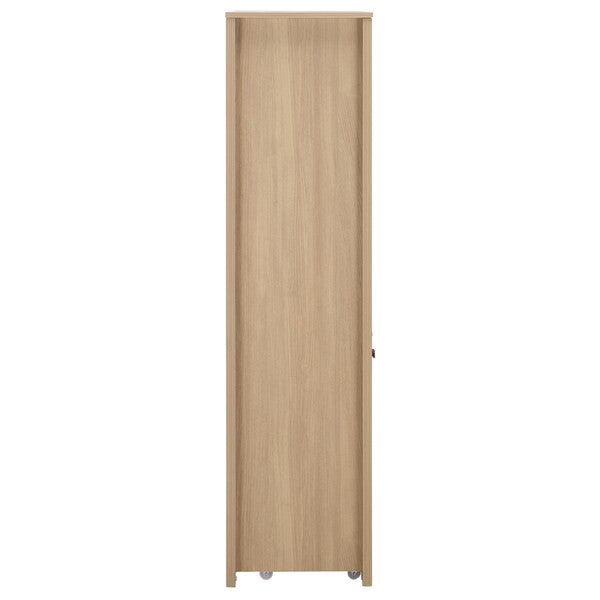 Vero Bookcase in Natural with Fold Desk & Cabinet