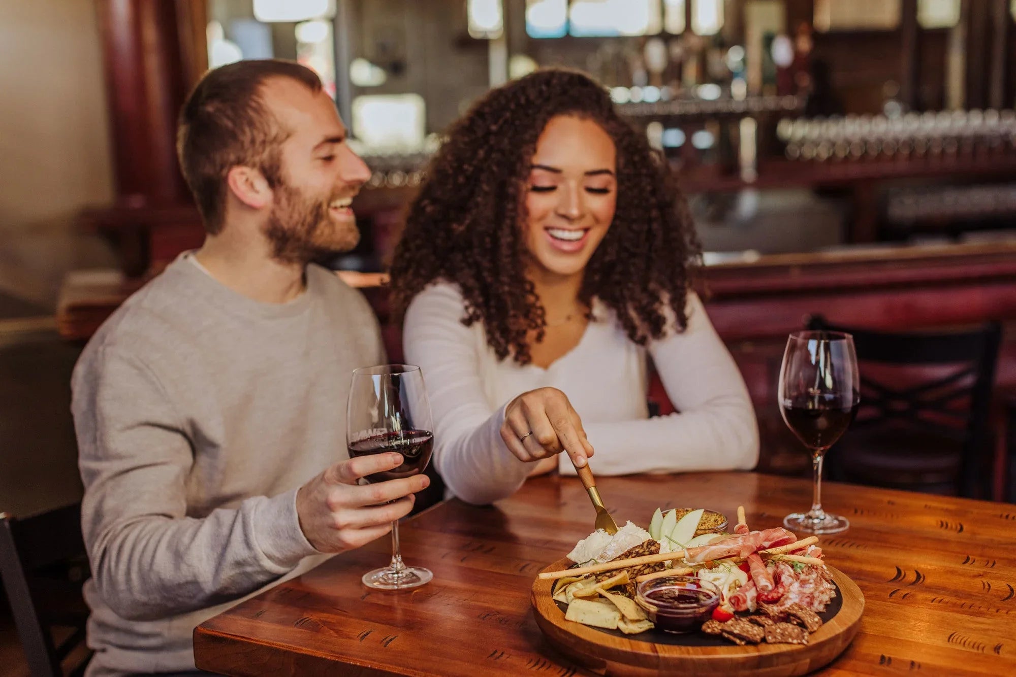 Insignia Acacia and Slate Serving Board with Cheese Tools - The Mayfair Hall