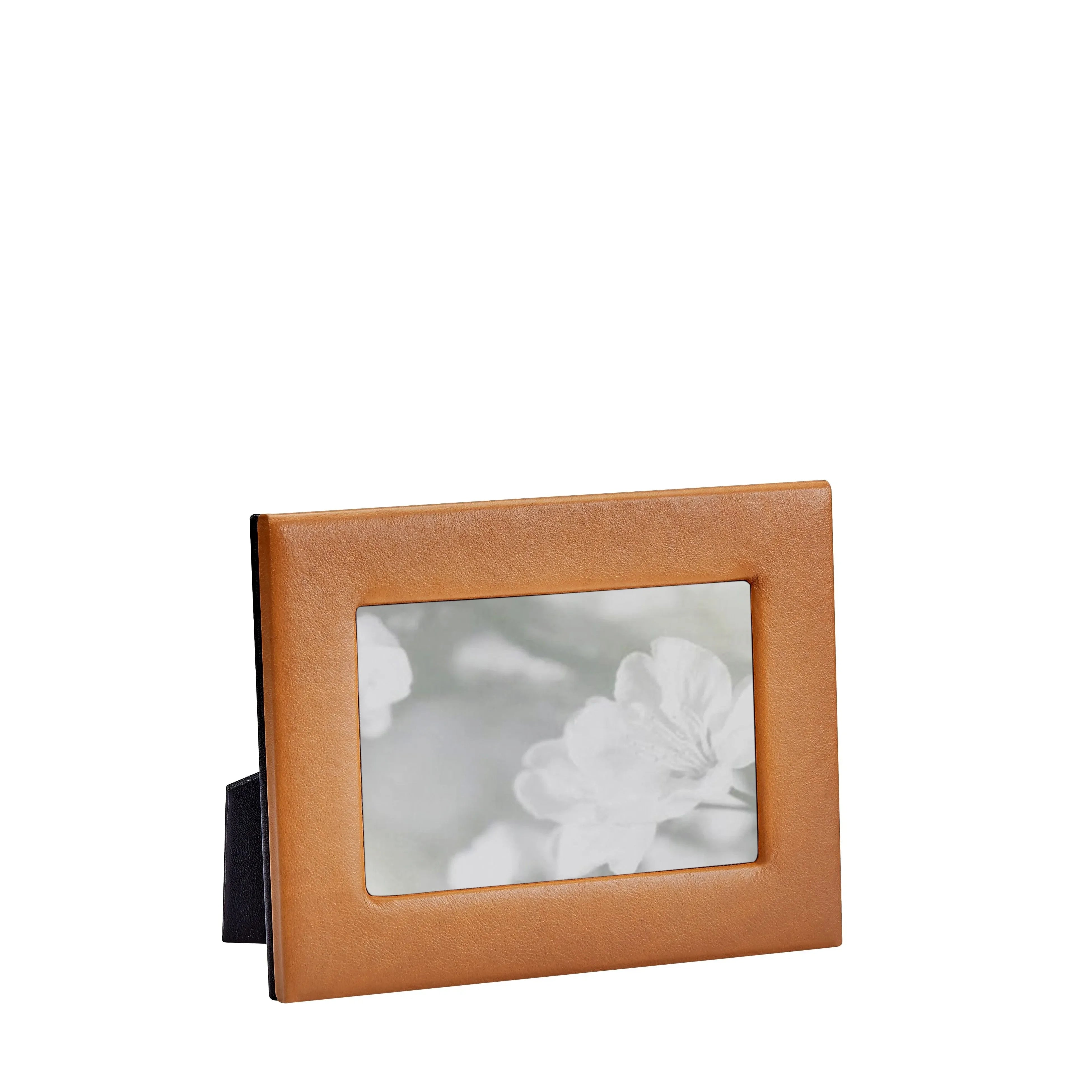 Traditional Full-grain Leather Frame in Tan - The Mayfair Hall