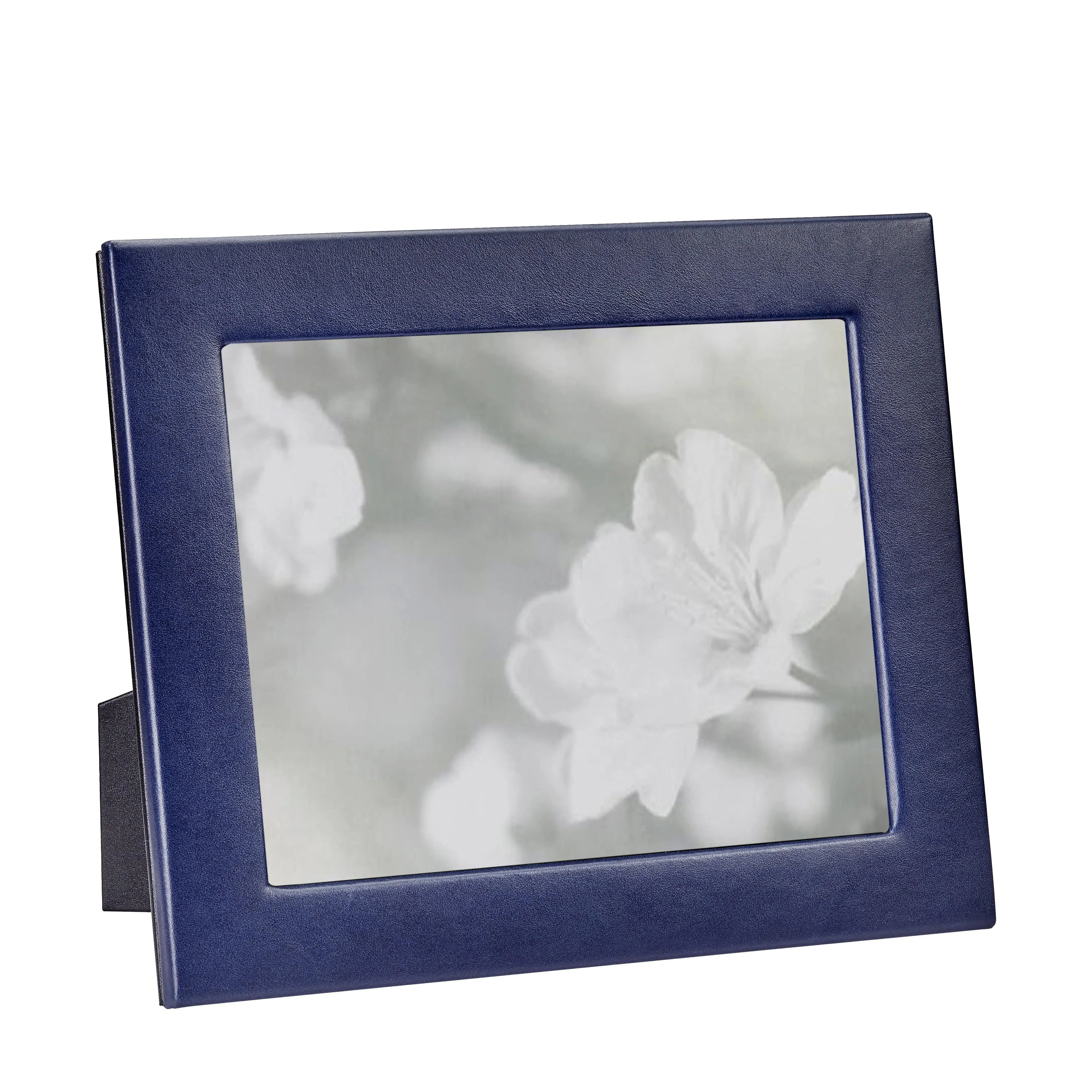 Traditional Full-grain Leather Picture Frame in Blue - The Mayfair Hall