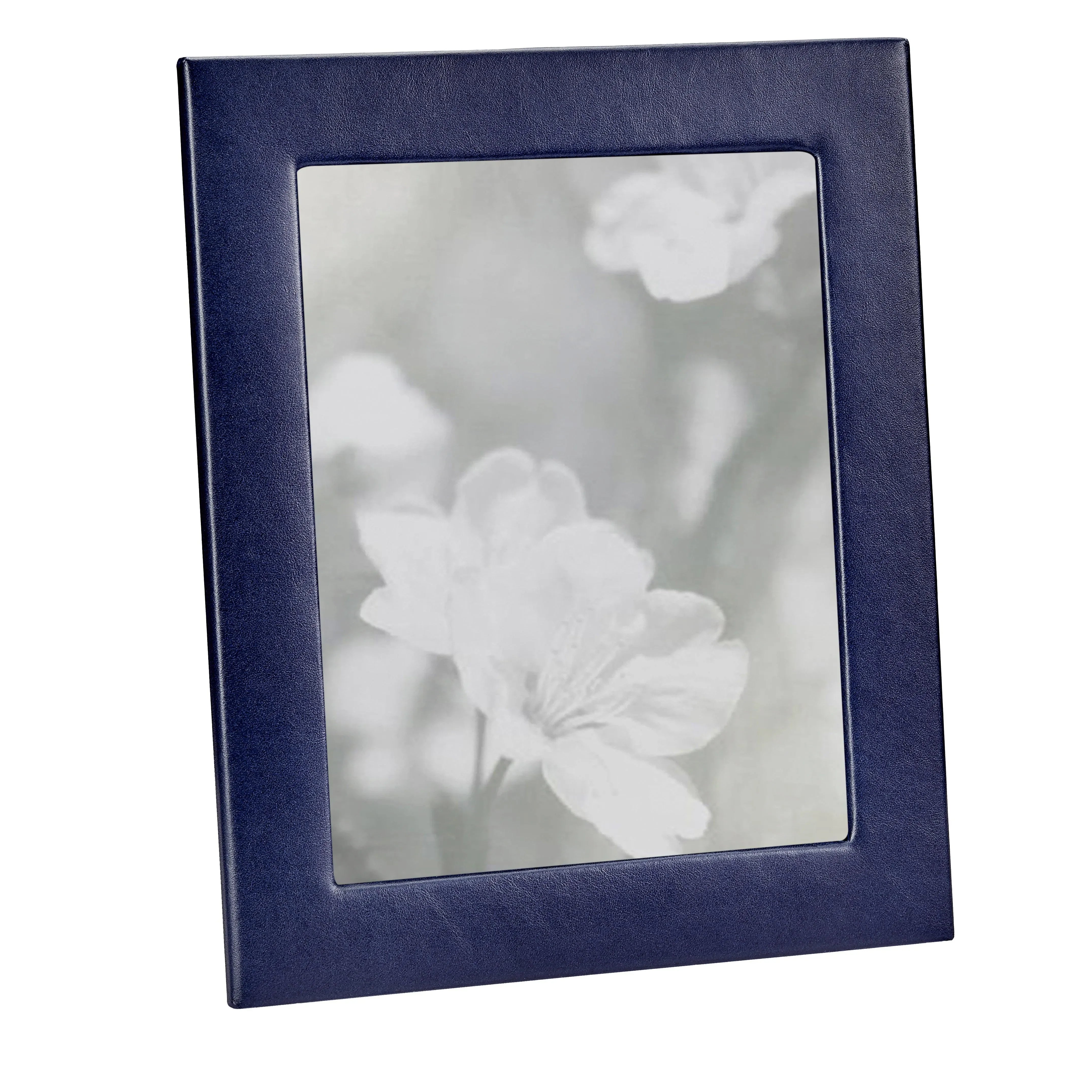 Traditional Full-grain Leather Picture Frame in Blue - The Mayfair Hall