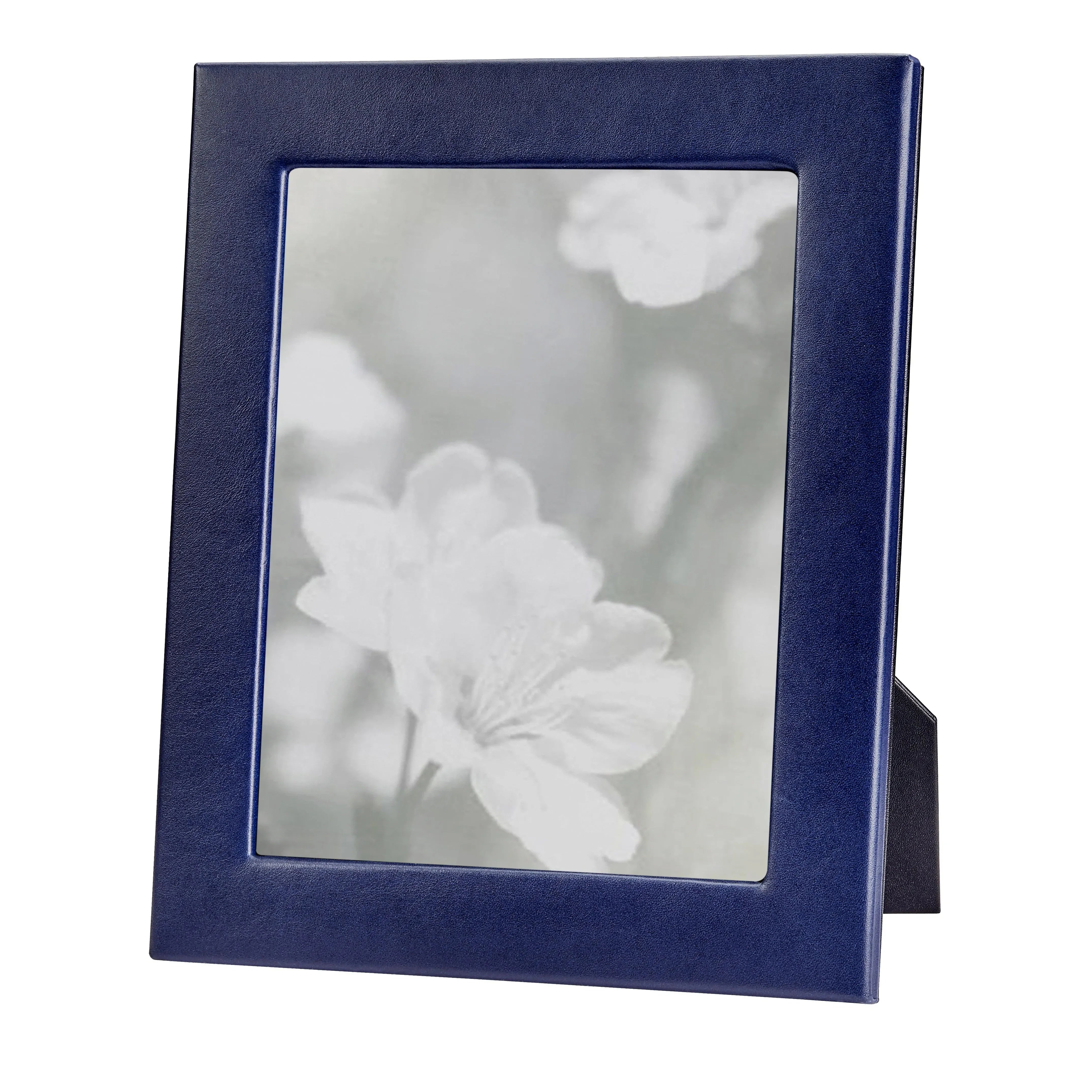Traditional Full-grain Leather Picture Frame in Blue - The Mayfair Hall