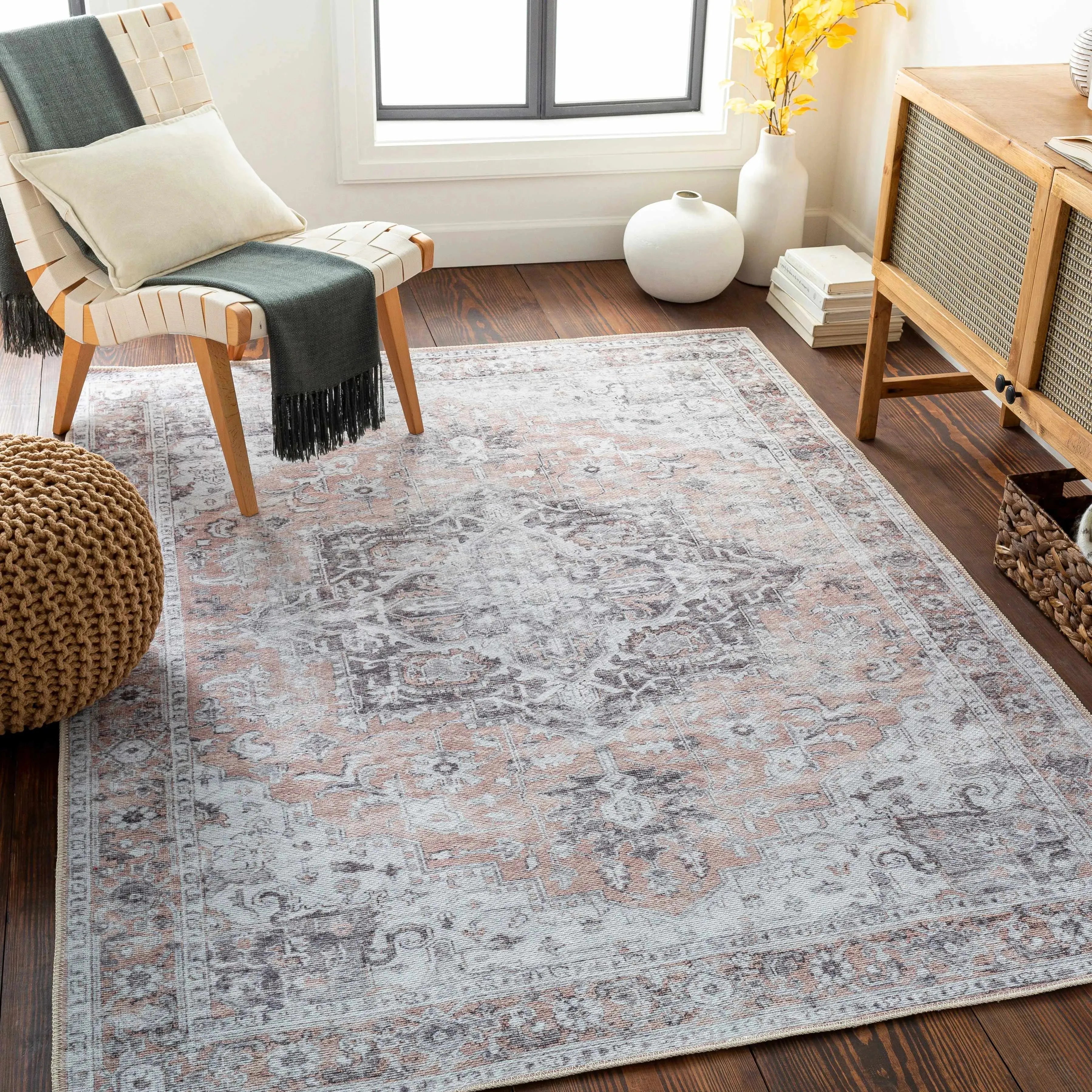 Fatih Washable Area Rug - The Mayfair Hall