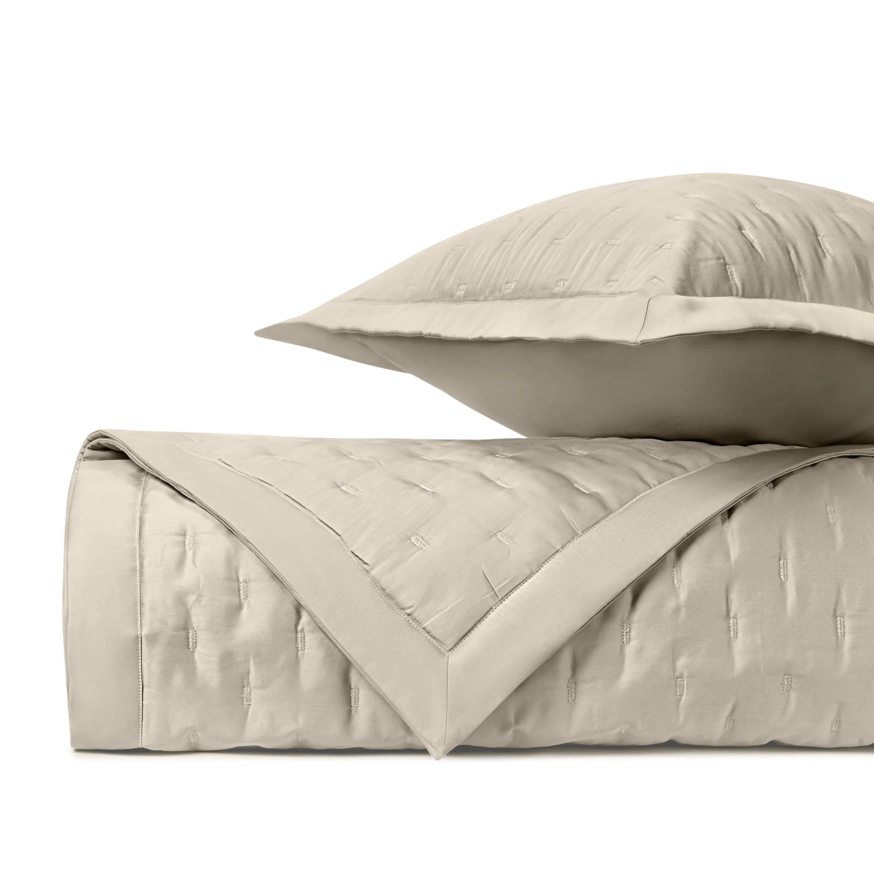 Fil Coupé Quilted Coverlet (Euro) Set - The Mayfair Hall
