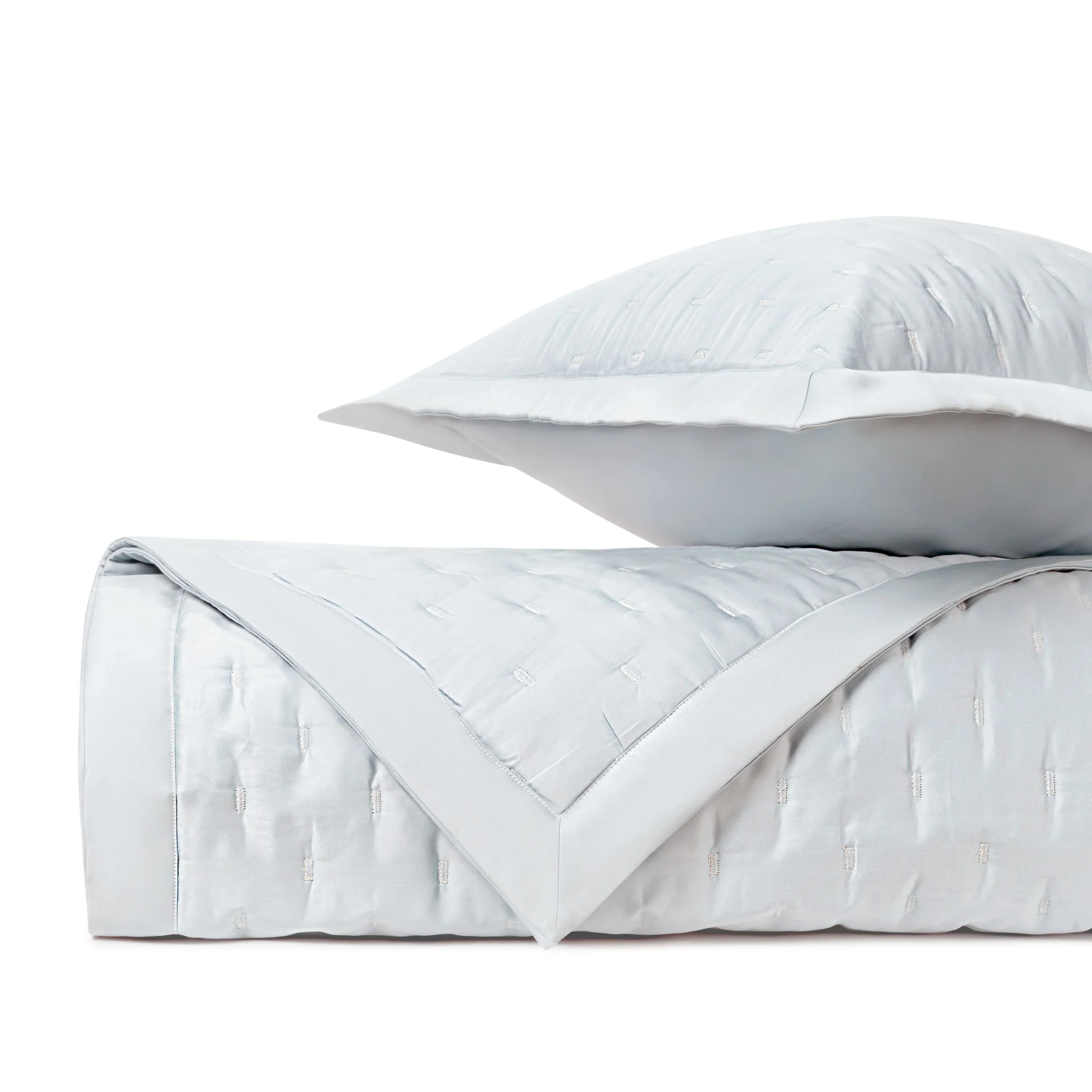 Fil Coupé Quilted Coverlet (Euro) Set - The Mayfair Hall