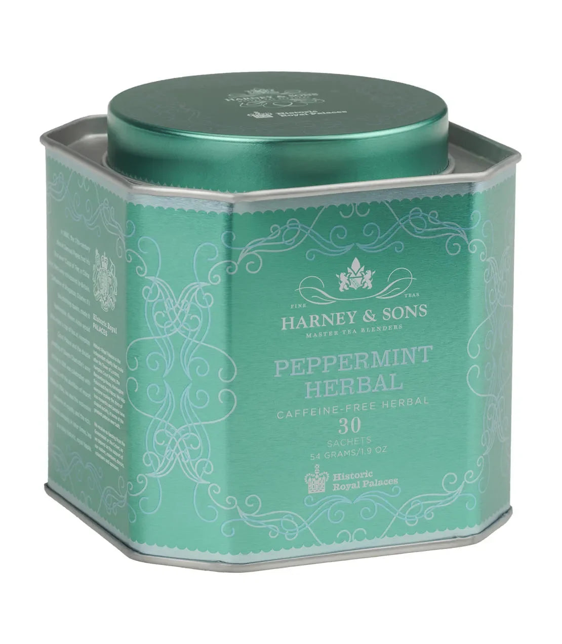 Peppermint Herbal, HRP Tin of 30 Sachets - The Mayfair Hall