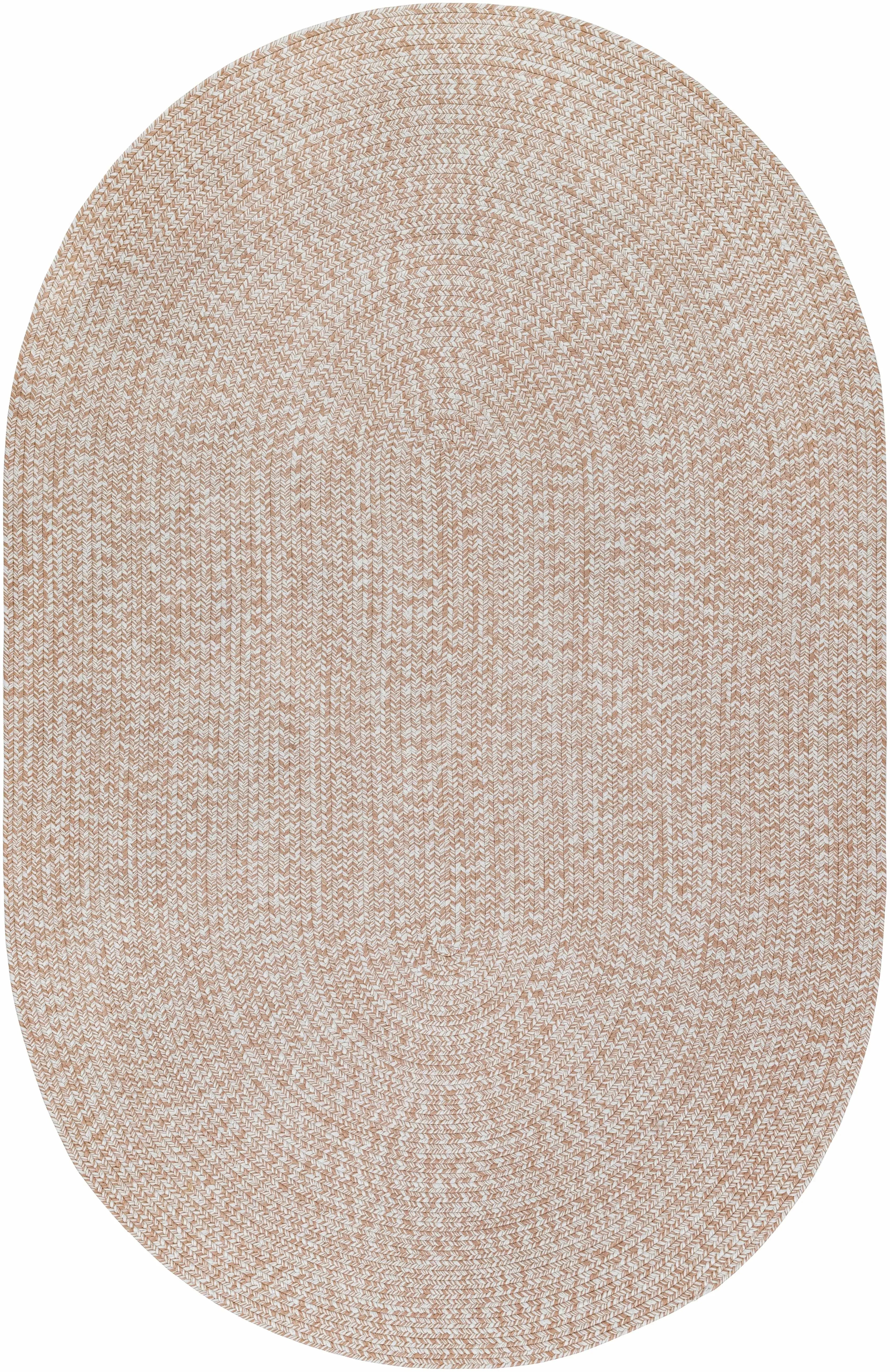 Cream Braided Faux Jute Rug - The Mayfair Hall