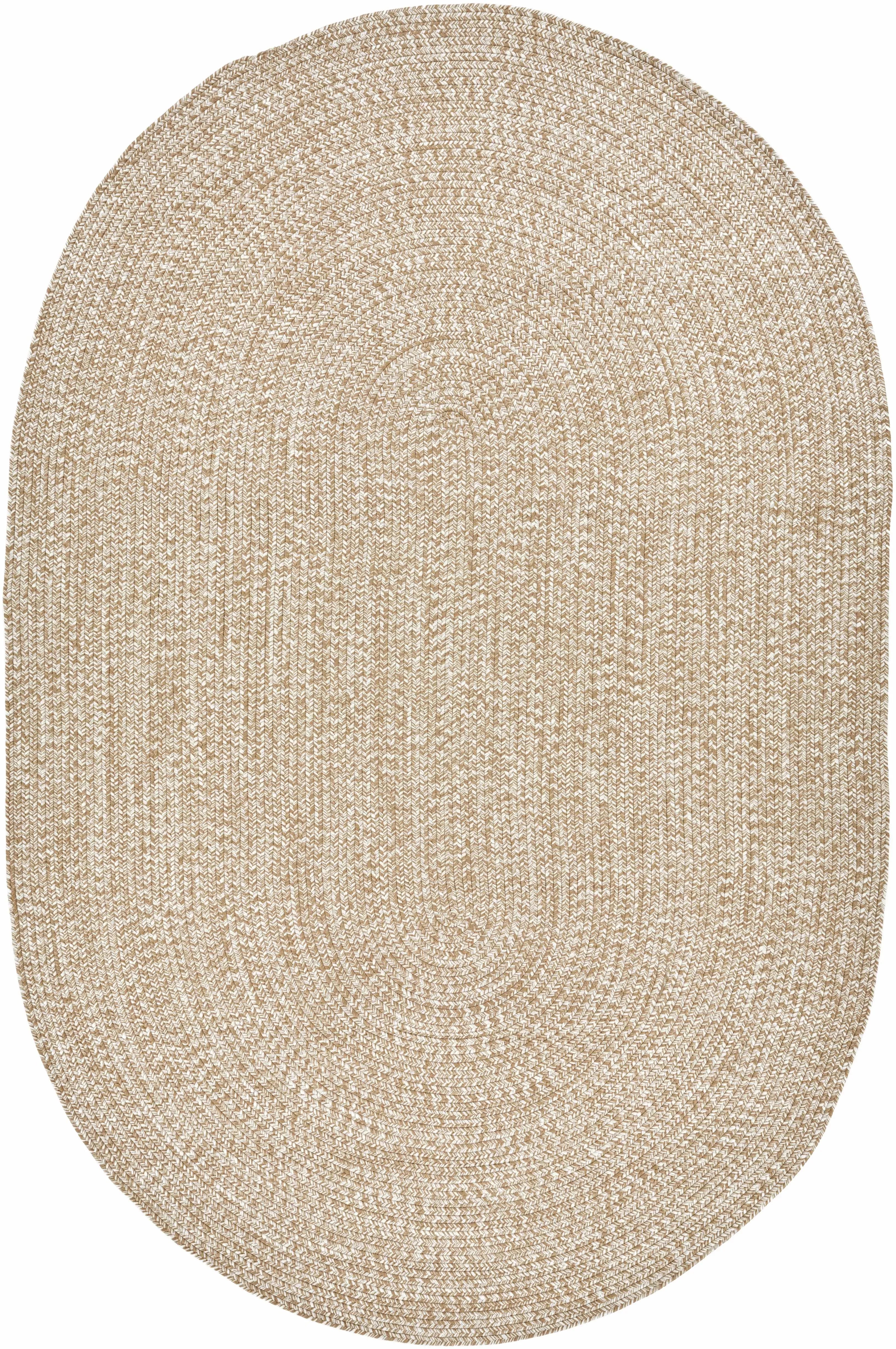 Cream Braided Faux Jute Rug - The Mayfair Hall