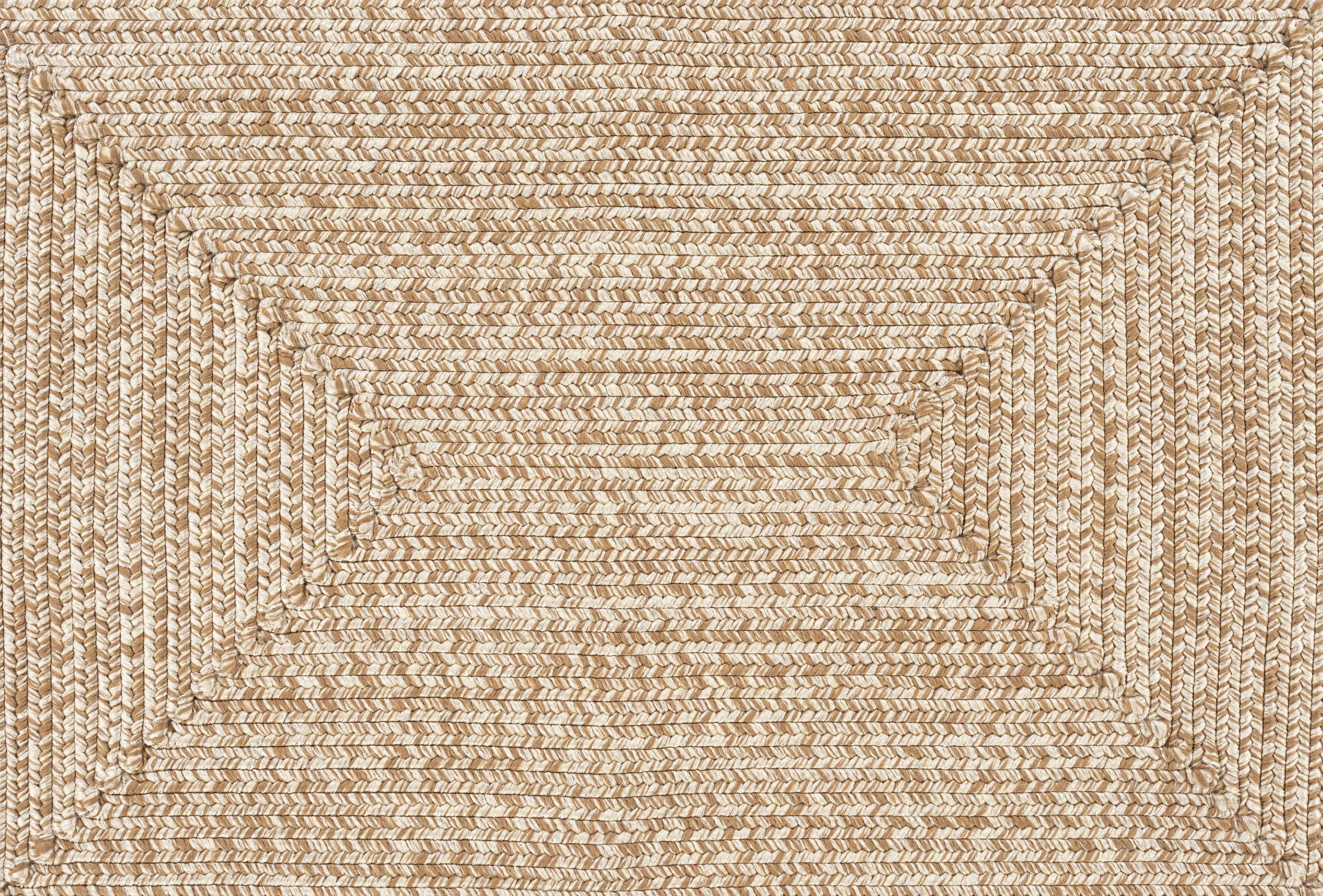 Cream Braided Faux Jute Rug - The Mayfair Hall