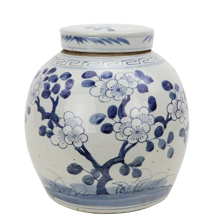 Floral Flat Top Jar - The Mayfair Hall
