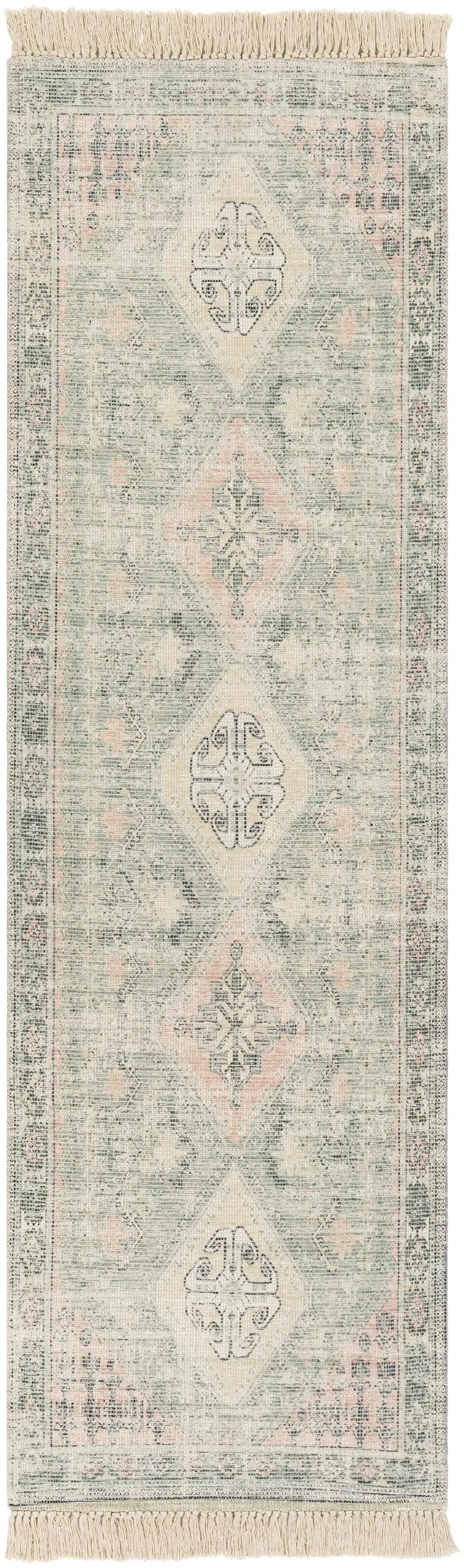 Foraker Sage Cotton Rug - The Mayfair Hall