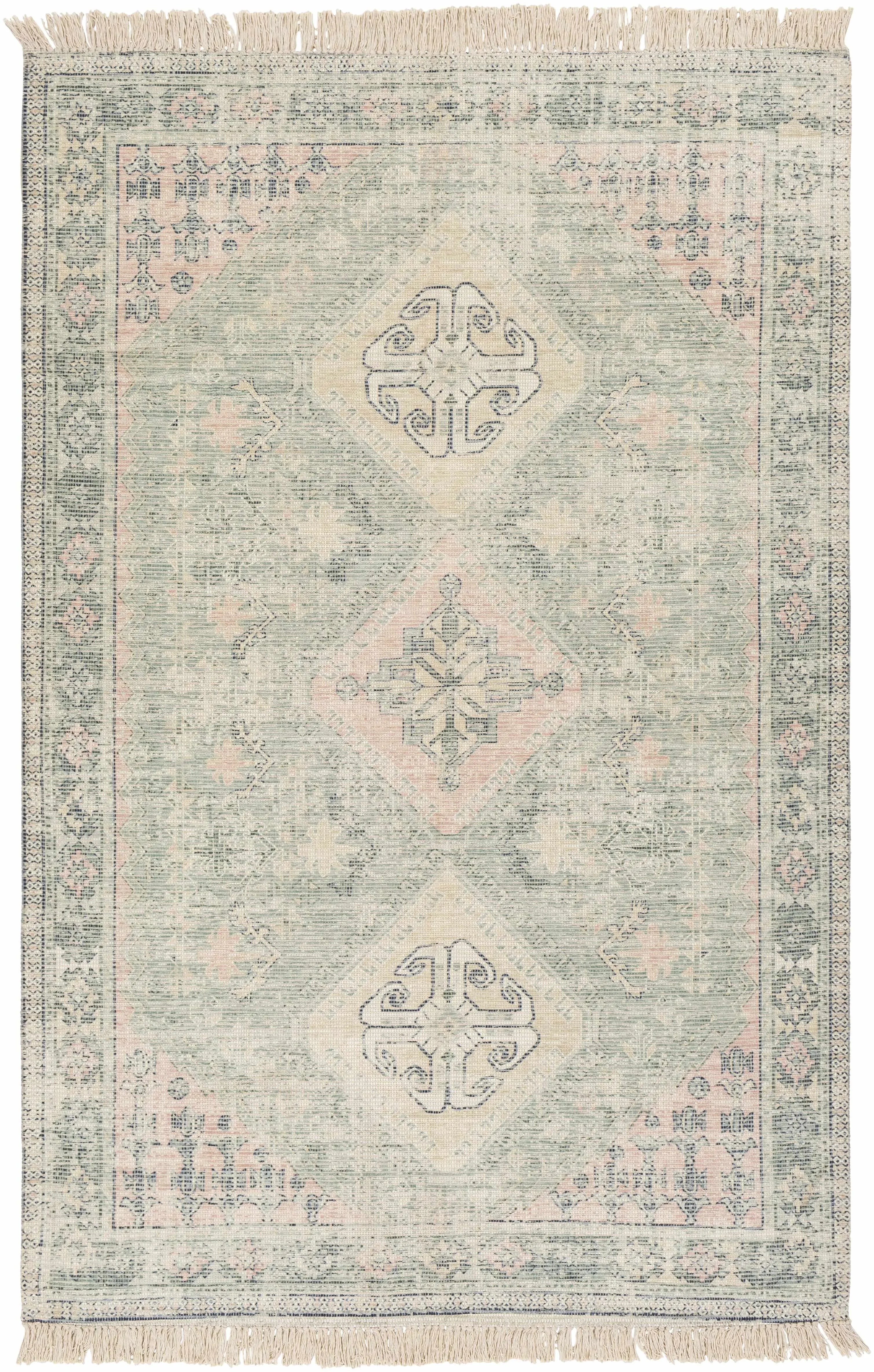 Foraker Sage Cotton Rug - The Mayfair Hall