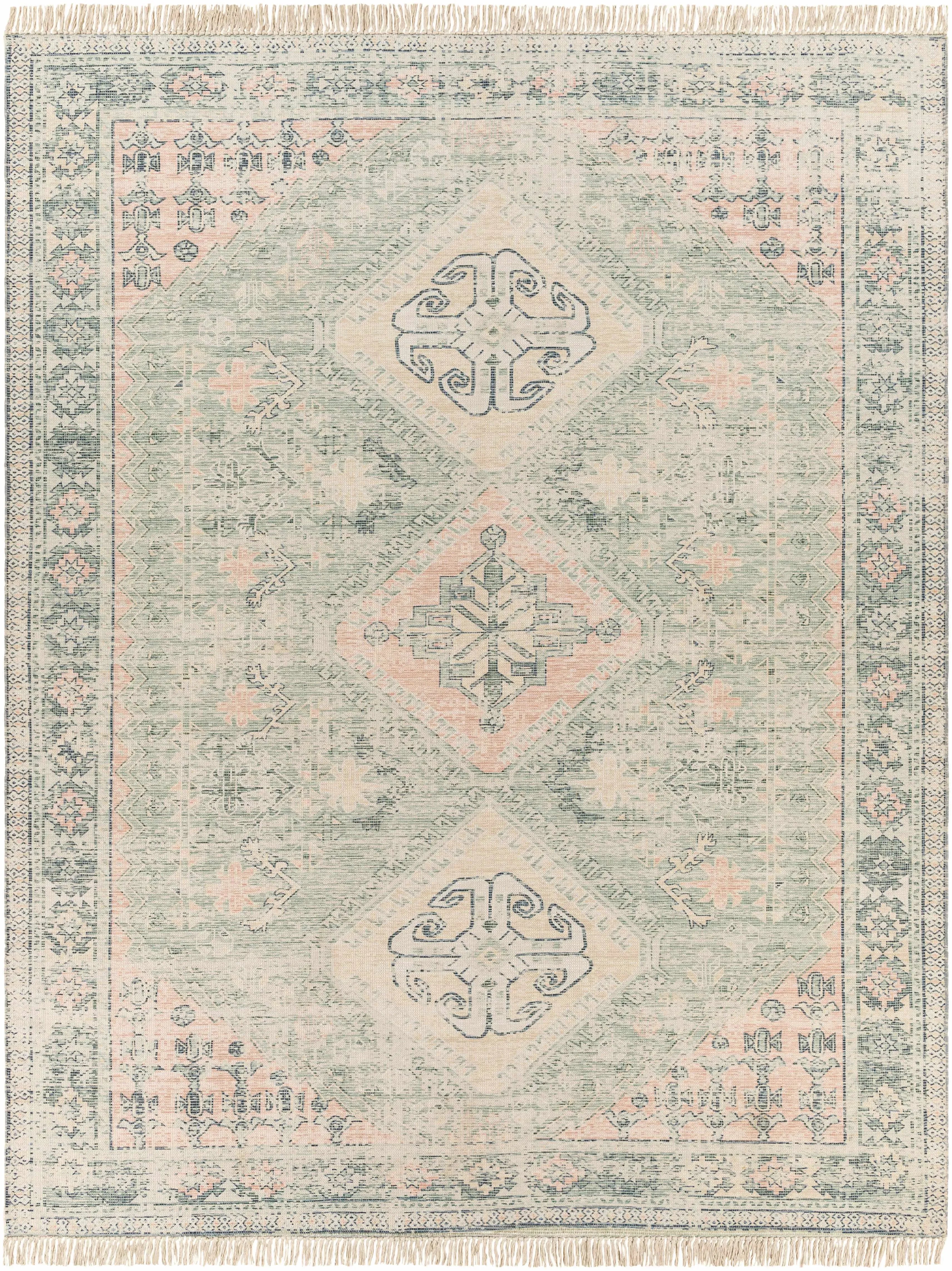 Foraker Sage Cotton Rug - The Mayfair Hall