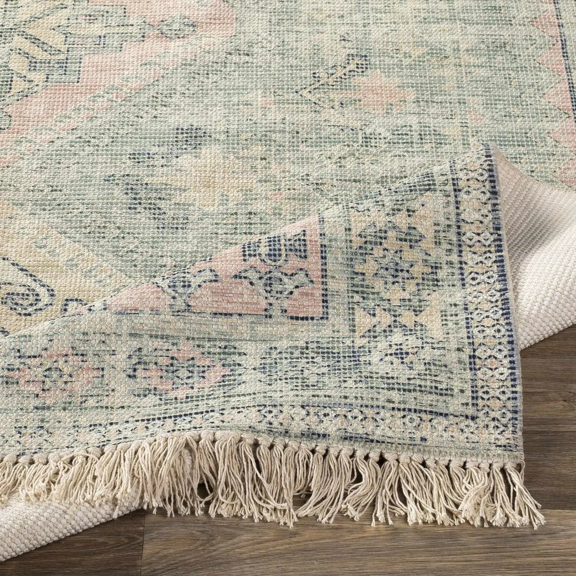 Foraker Sage Cotton Rug - The Mayfair Hall