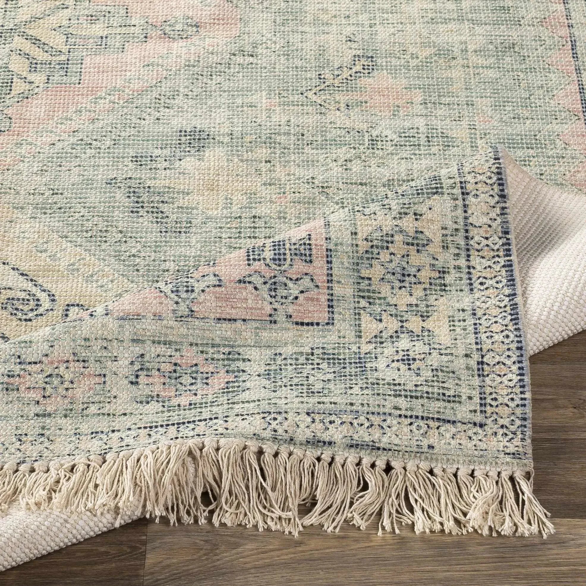 Foraker Sage Cotton Rug - The Mayfair Hall