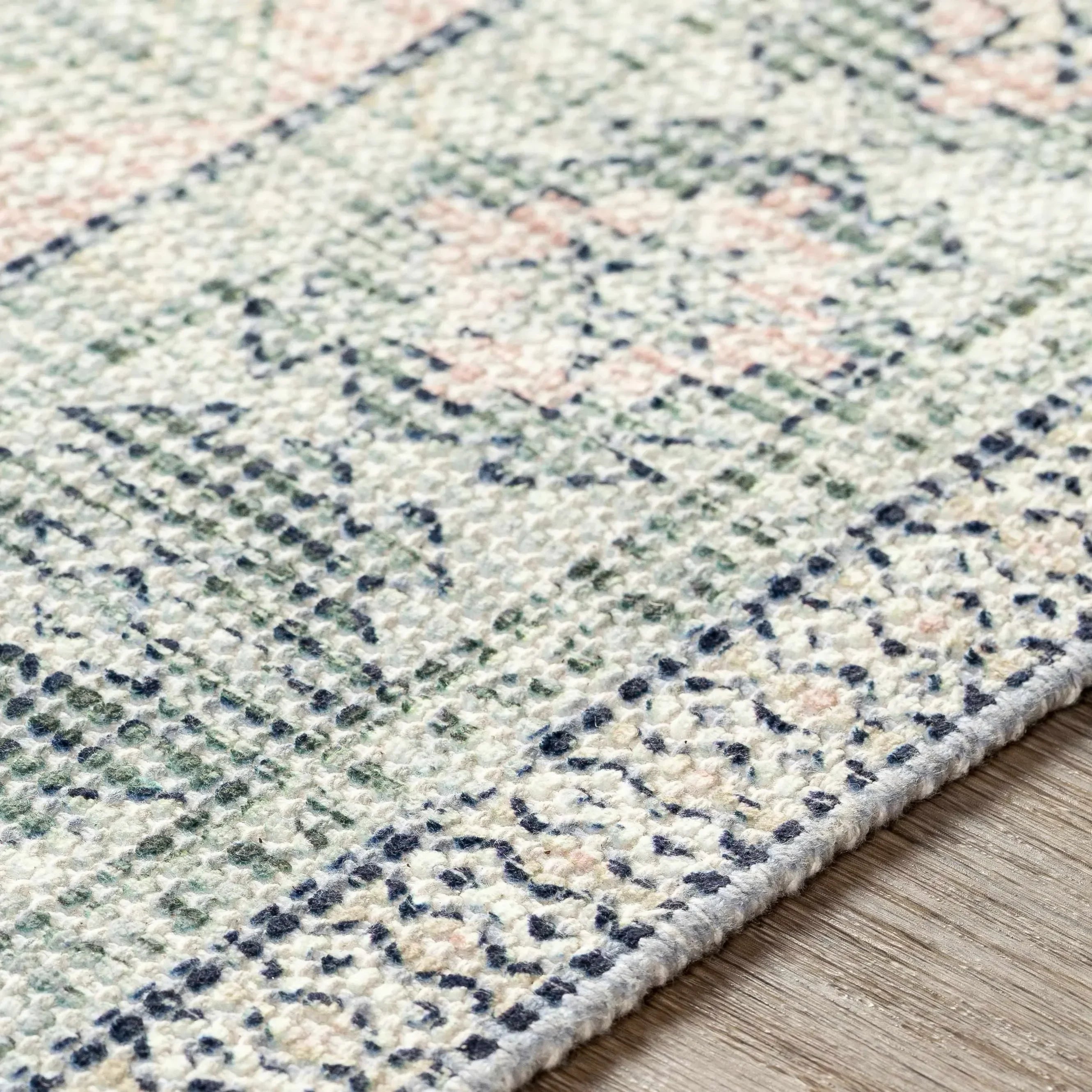 Foraker Sage Cotton Rug - The Mayfair Hall