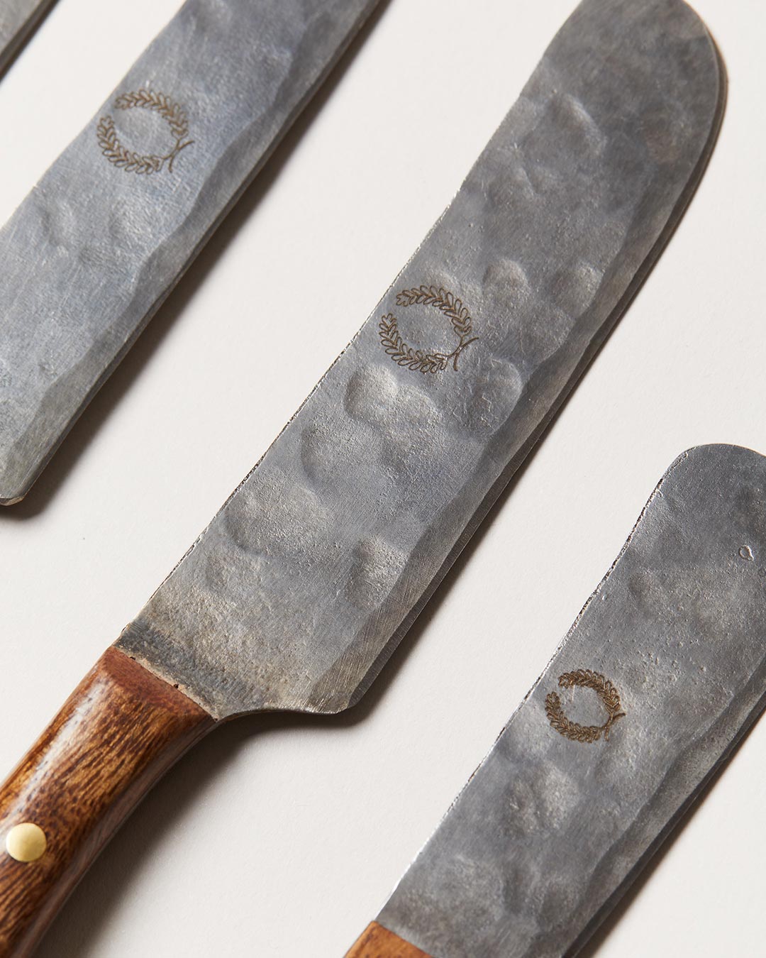 Artisan Forged Cheese Knives - Set of 4