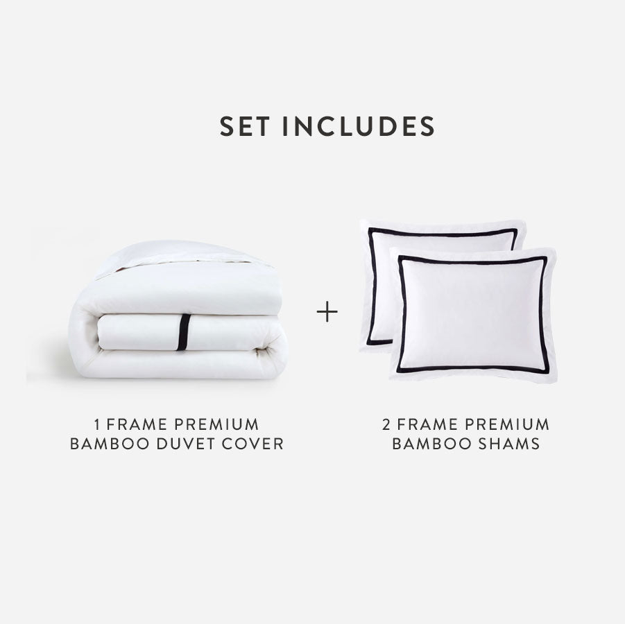 Frame Premium Bamboo Duvet Bundle