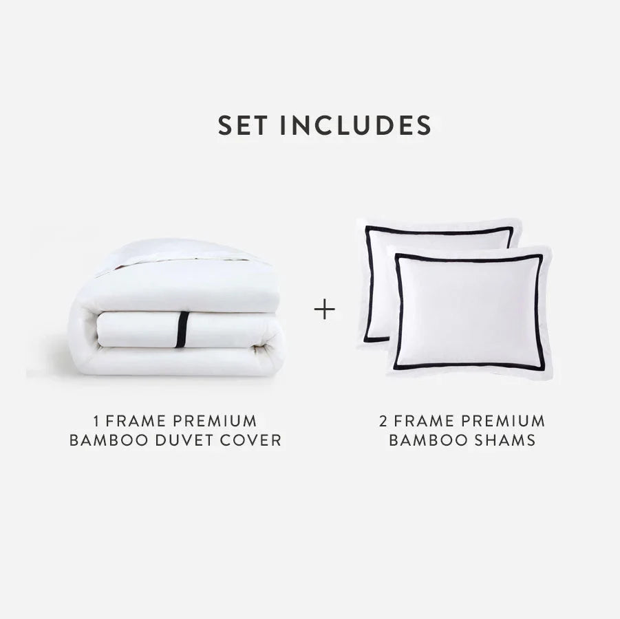 Frame Premium Bamboo Duvet Bundle