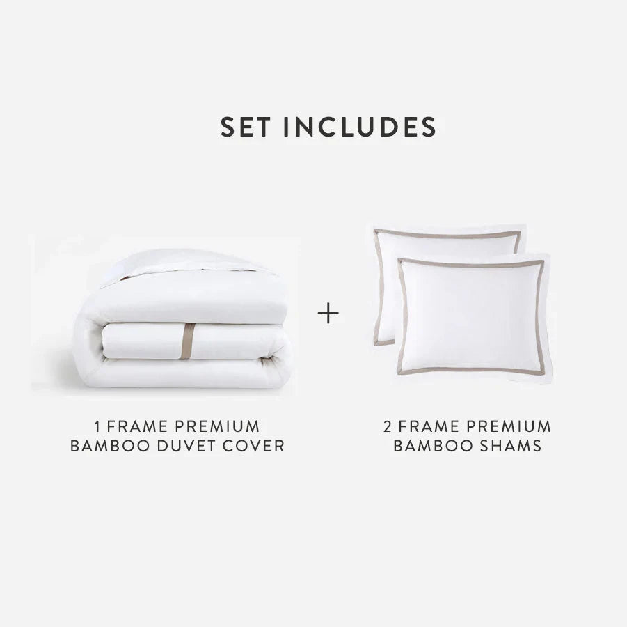Frame Premium Bamboo Duvet Bundle