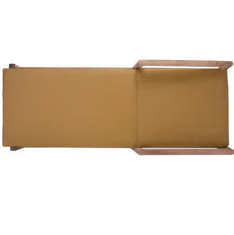 Donnamaria Eucalyptus Wood Sun Lounger in Brown - The Mayfair Hall