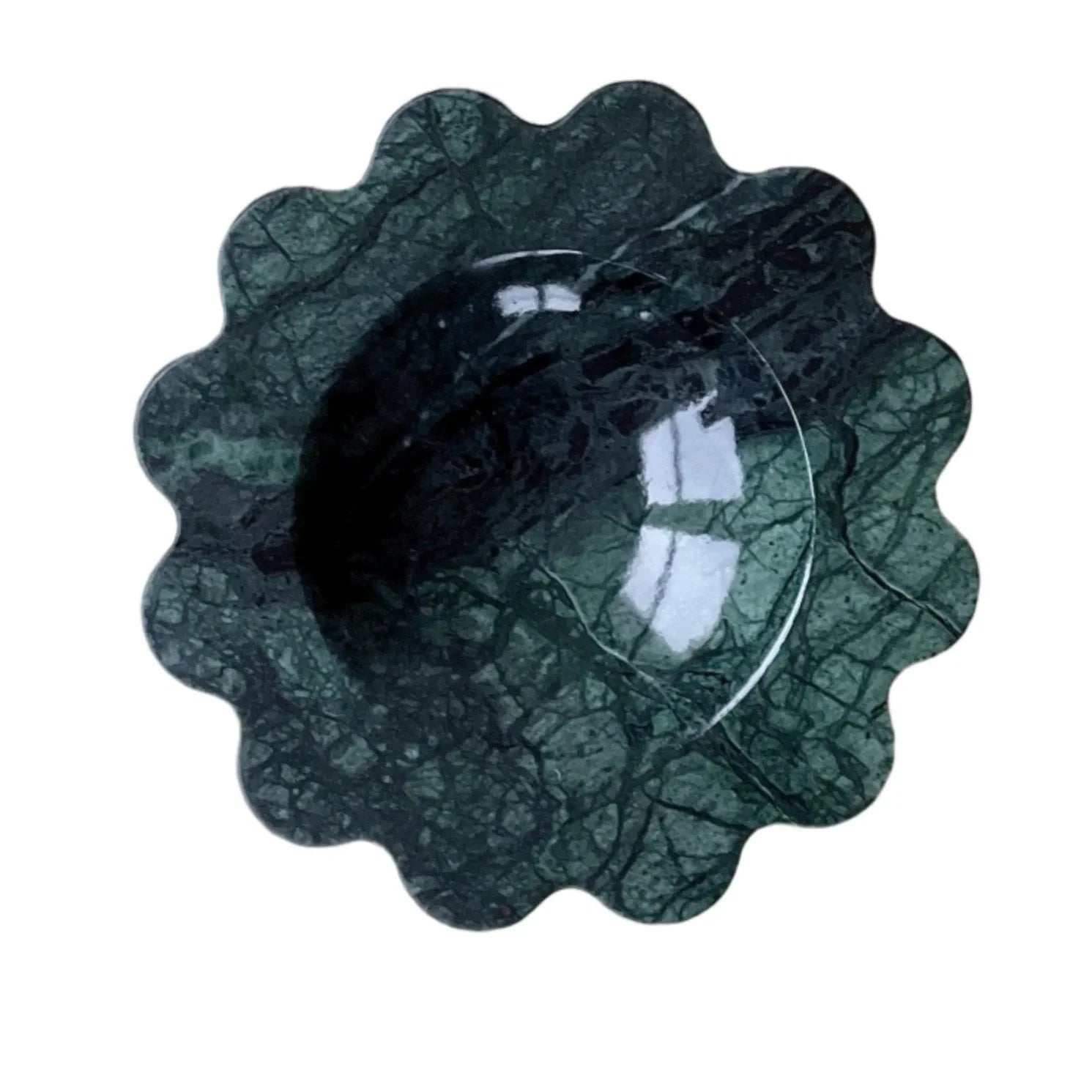 Marble Mini Sun Scoop in Emerald - The Mayfair Hall