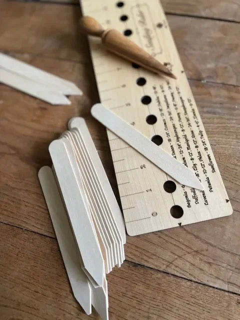 Garden Gift Set - Maple Seed and Bed Ruler, Dibblers, Pot Tamper and Markers - The Mayfair Hall