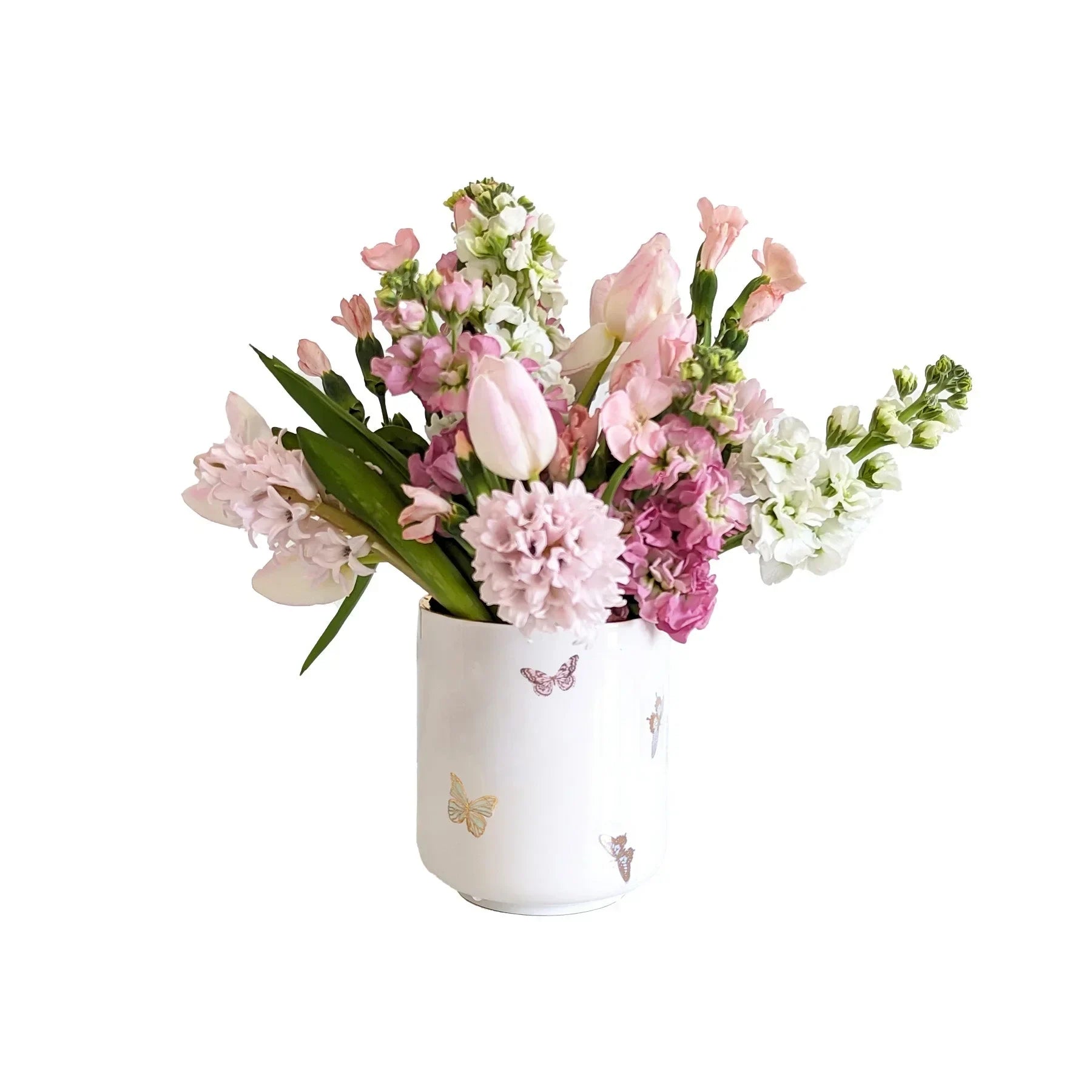 Gilded Butterflies Small Vase - The Mayfair Hall