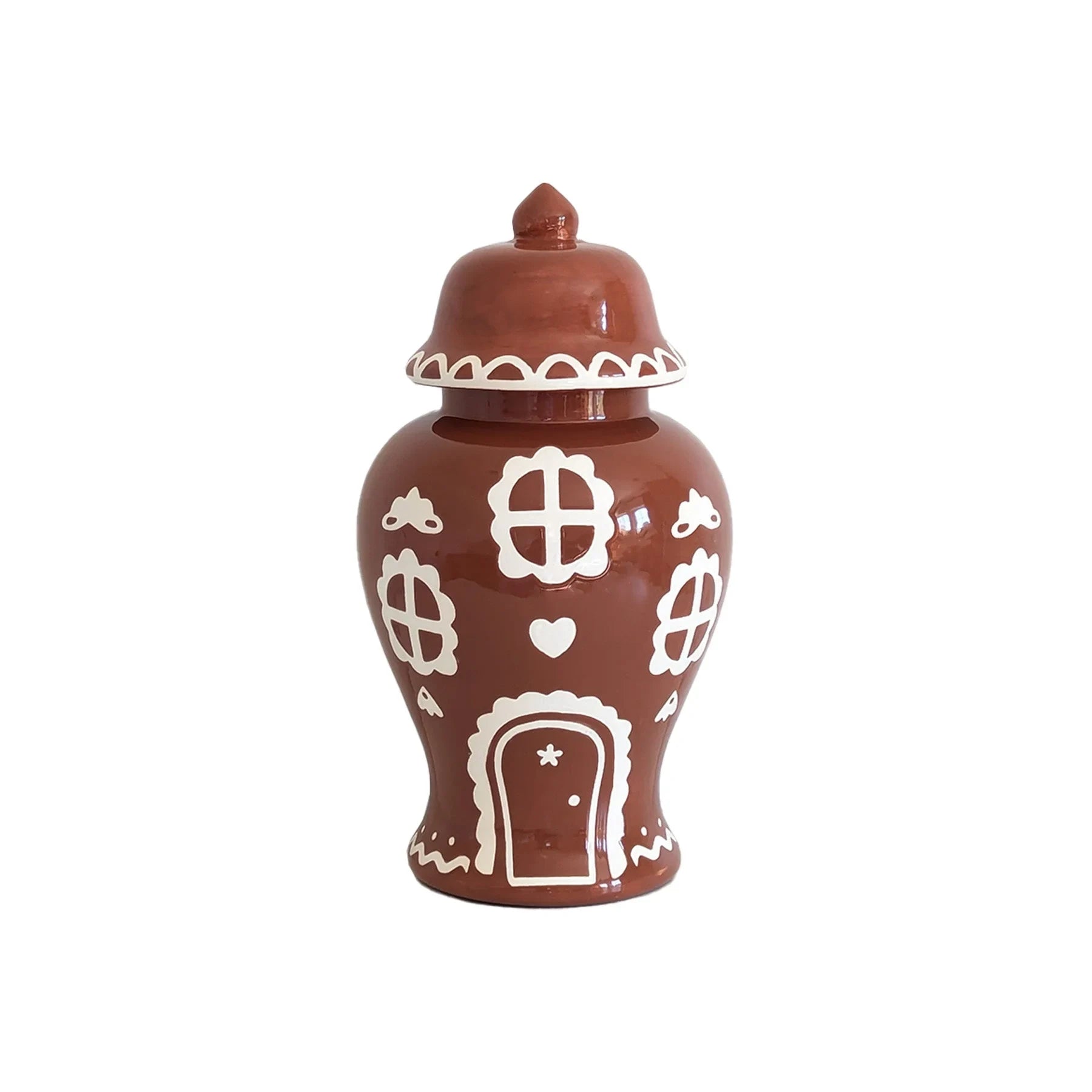 Gingerbread House Ginger Jars