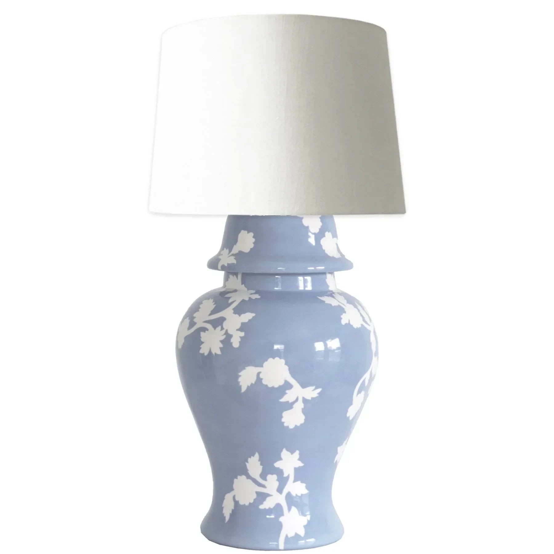 Chinoiserie Dreams Ginger Jar Lamp in Serenity Blue - The Mayfair Hall