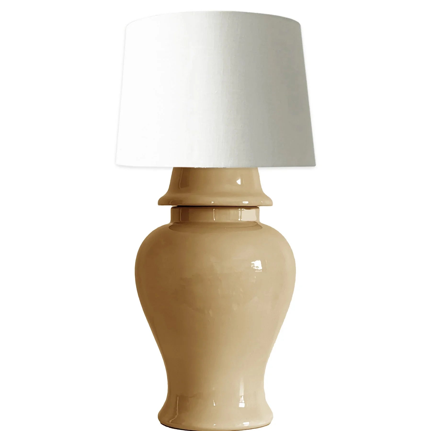 Sand Ginger Jar Lamp - The Mayfair Hall