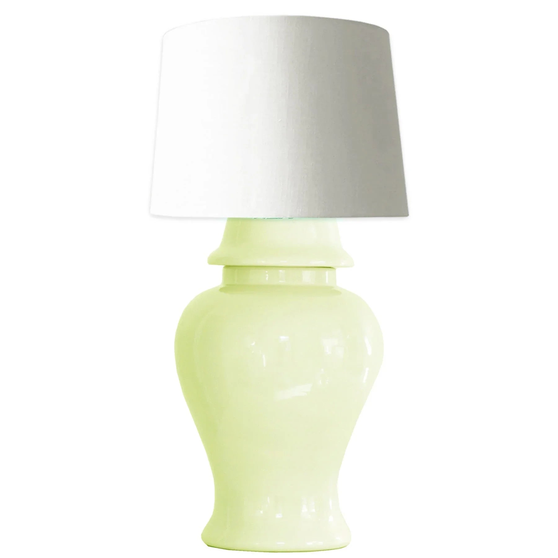 Spring Green Ginger Jar Lamp - The Mayfair Hall
