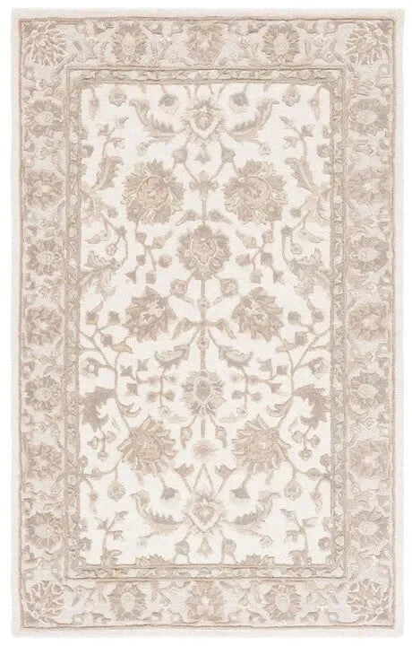 Glamour Wool Rug in Ivory and Gray - The Mayfair Hall