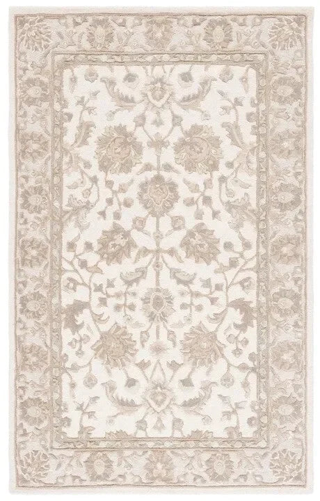 Glamour Wool Rug in Ivory and Gray - The Mayfair Hall