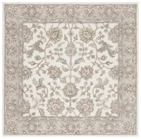 Glamour Wool Rug in Ivory and Gray - The Mayfair Hall