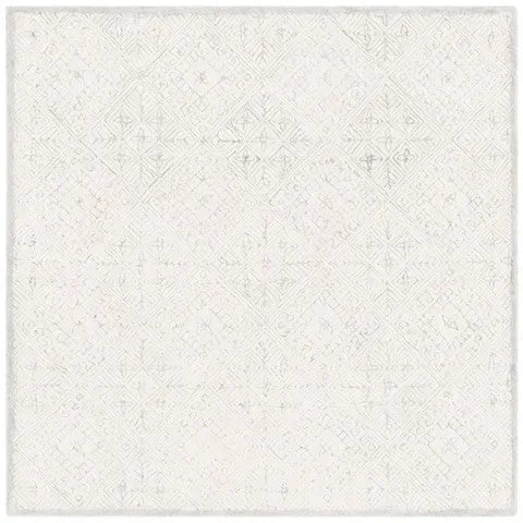 Glamour Wool Rug in Gray and Ivory - The Mayfair Hall