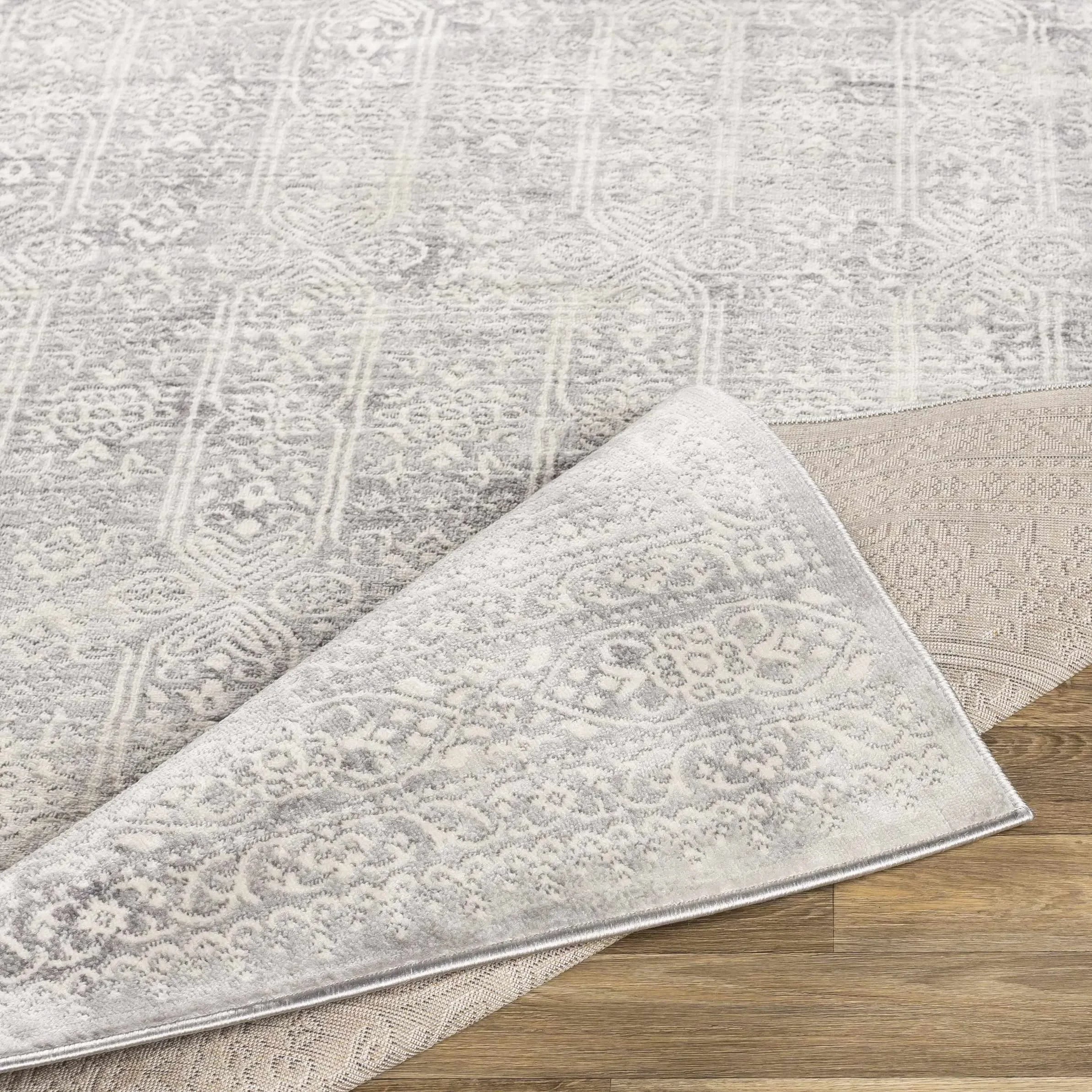 Michie Gray Area Rug - The Mayfair Hall
